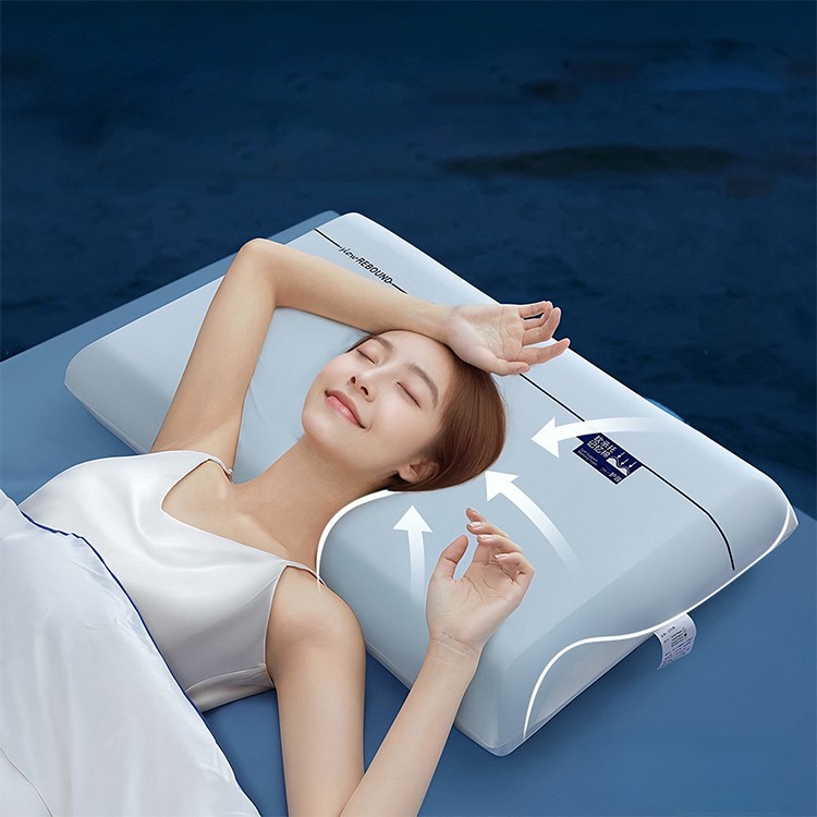 Slow rebound cervical pillow